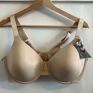 NWT Vanity Fair Beauty Back Smooting Minimizer Beige Bra